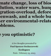 Watch Paul’s presentation, February 23, 2023, on “Are You Optimistic?” about the importance of marketing, positioning, and story-telling in addressing conservation challenges, given to Ecologues, Paris. Based on his book “A Conservation Notebook. “