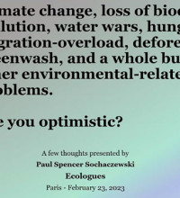 Watch Paul’s presentation, February 23, 2023, on “Are You Optimistic?” about the importance of marketing, positioning, and story-telling in addressing conservation challenges, given to Ecologues, Paris. Based on his book “A Conservation Notebook. “